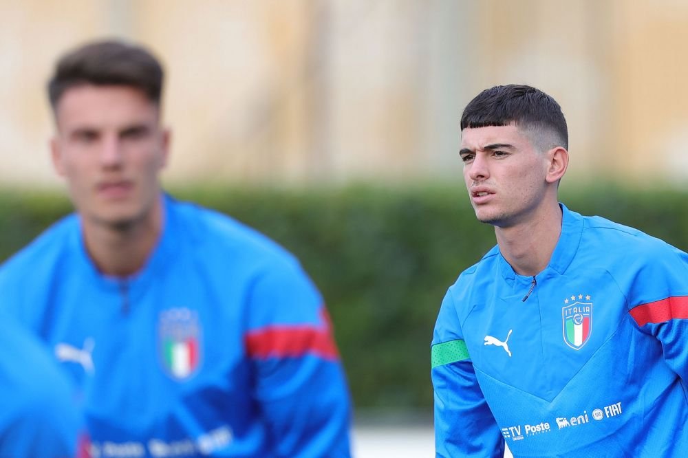 Românul Daniel Boloca a jucat primul meci-test pentru naționala Italiei în această dimineață! Imaginile alături de selecționerul Roberto Mancini_3
