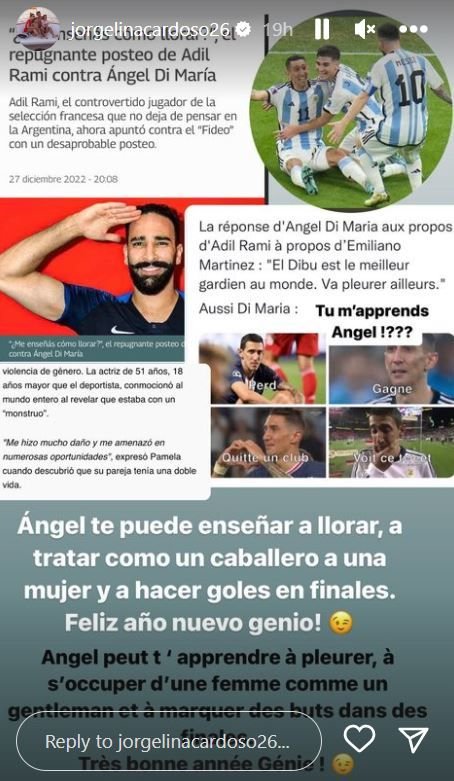 „Te poate învăța cum să înscrii în finale!” Replică devastatoare a soției campionului mondial pentru Adil Rami după criticile francezului _12