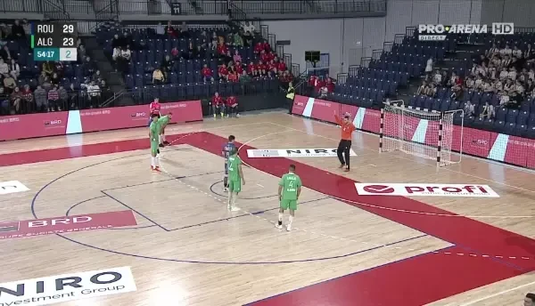Rom&acirc;nia - Algeria (sf&acirc;rșitul meciului)