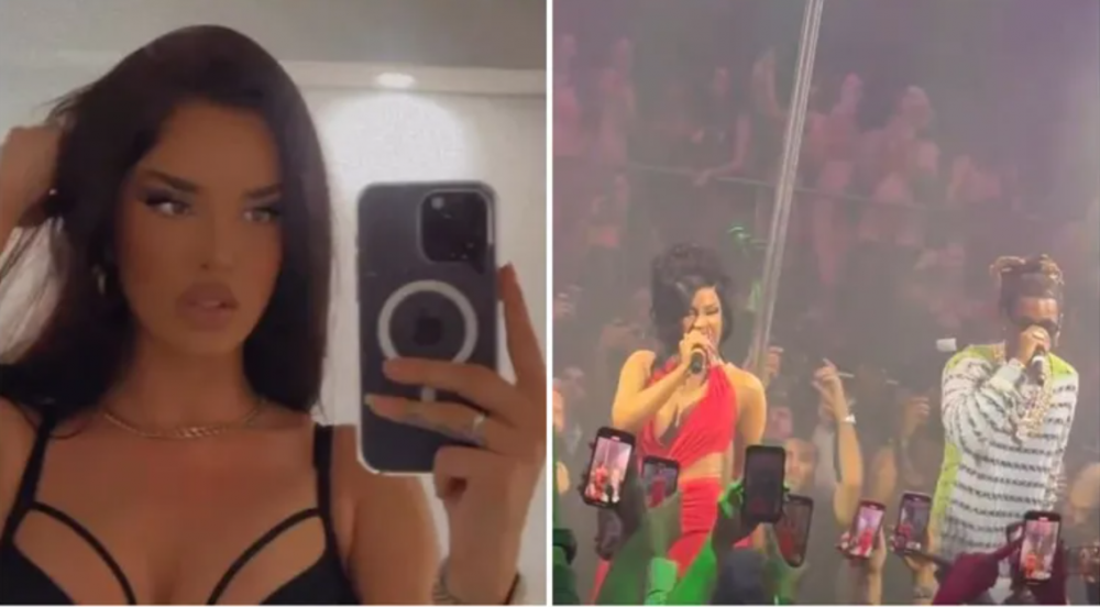 Ținuta incendiară cu care Ivana Knoll a făcut senzație de Revelion. A petrecut cu Cardi B și a atras privirile cu un outfit spectaculos_2