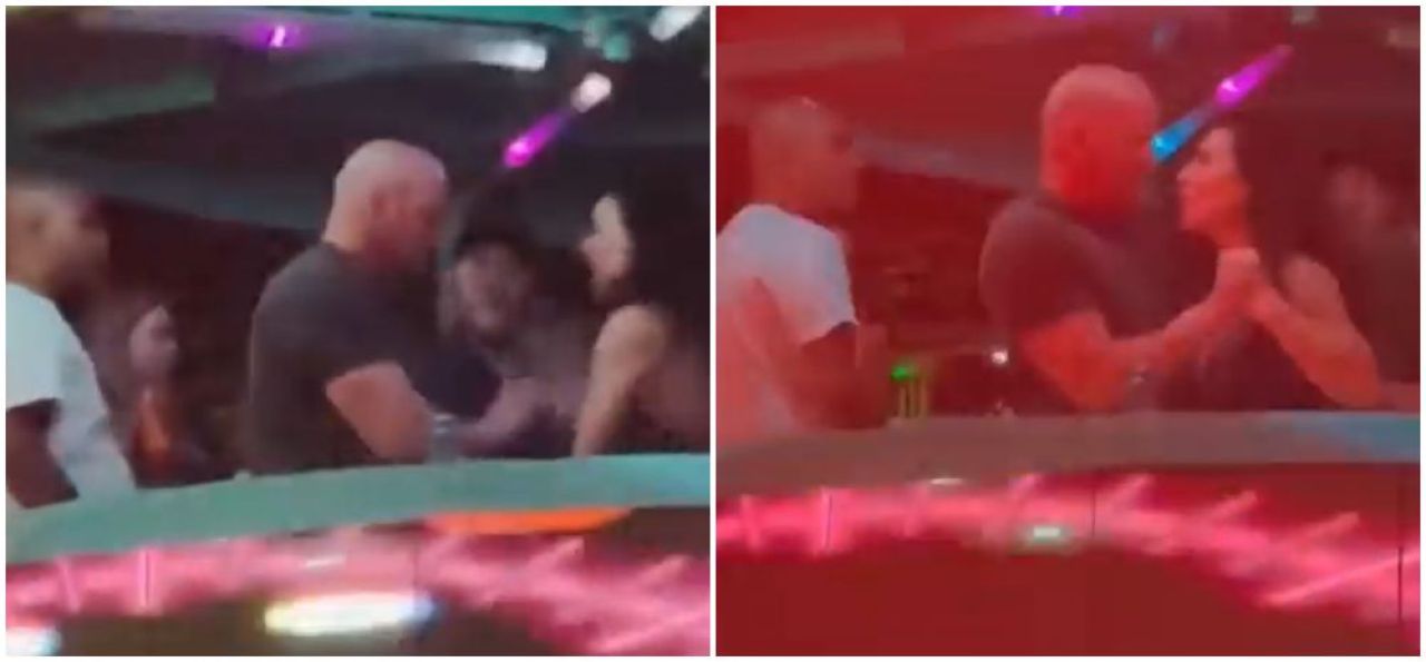 Imagini șocante! Și-au împărțit pumni în club în noaptea de Revelion! Cum au fost filmați președintele UFC și soția sa _1
