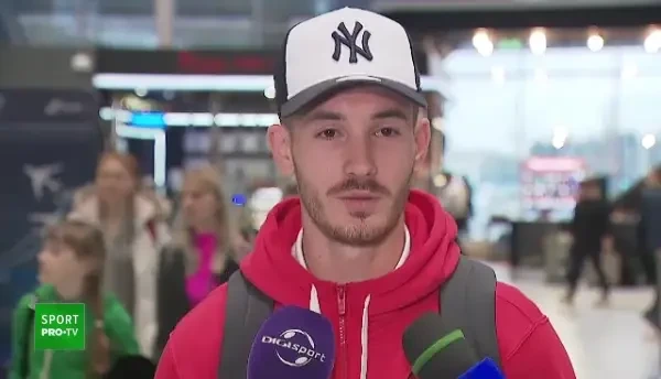 Raul Opruț, la plecarea &icirc;n cantonament cu Hermannstadt (04/01/2023)