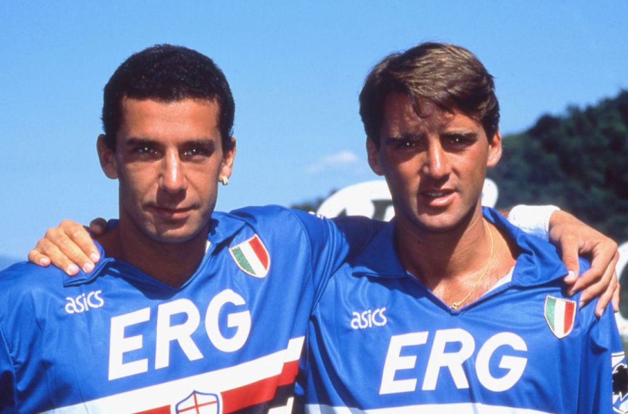 Fotografia postată de Walter Zenga după moartea lui Gianluca Vialli: