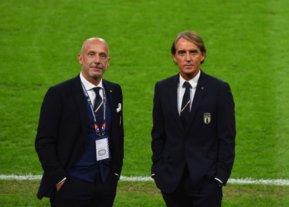 Fotografia postată de Walter Zenga după moartea lui Gianluca Vialli: 