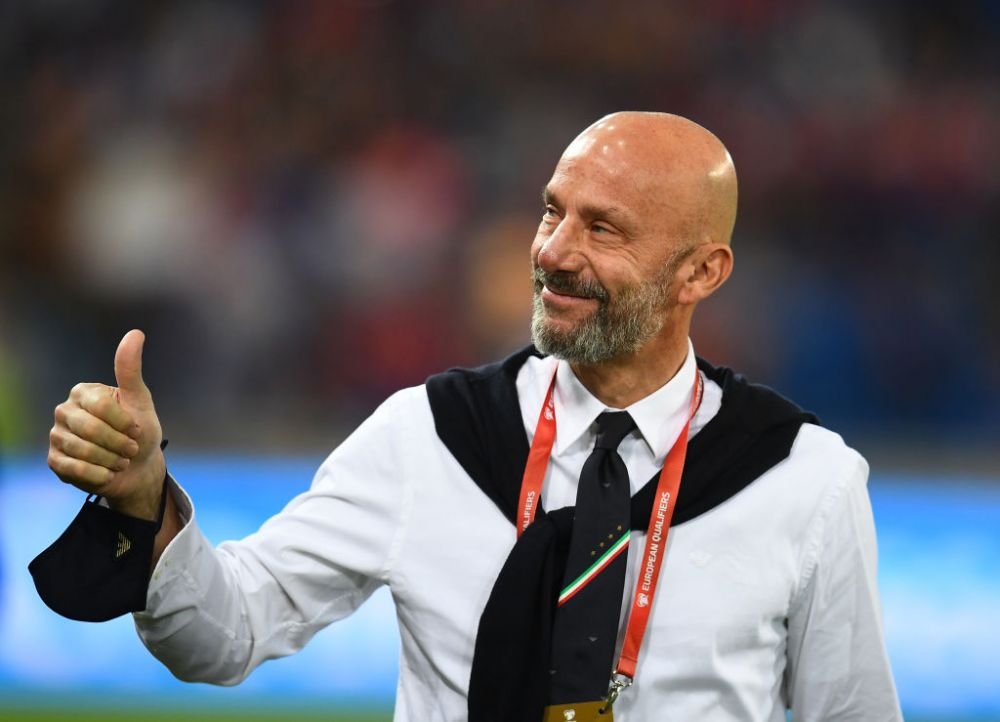 Fotografia postată de Walter Zenga după moartea lui Gianluca Vialli: 