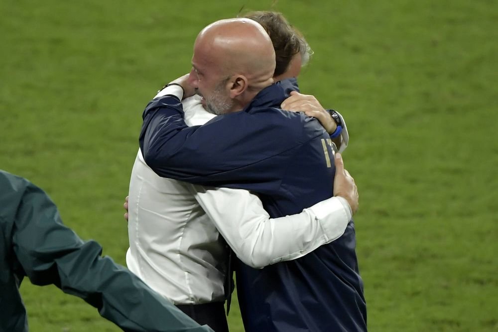 Fotografia postată de Walter Zenga după moartea lui Gianluca Vialli: 