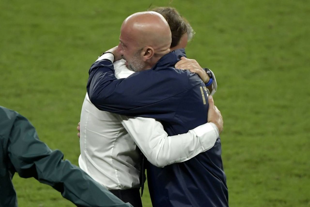 Fotografia postată de Walter Zenga după moartea lui Gianluca Vialli: