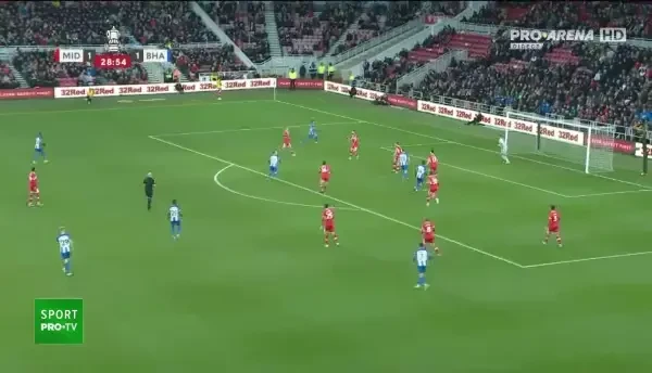 Middlesbrough - Brighton (GOL Lallana)