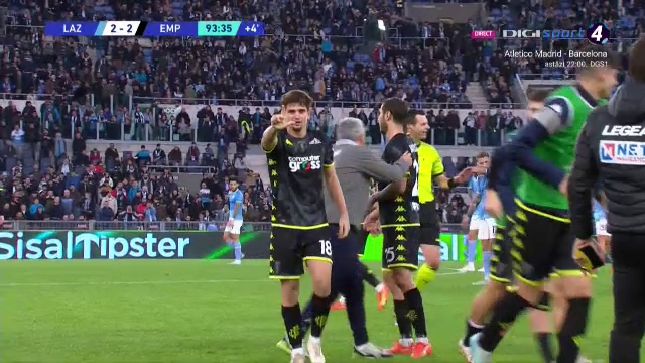 Răzvan Marin a dat lovitura la ultima fază! Golul superb cu care a adus un egal pentru Empoli în meciul cu Lazio_6