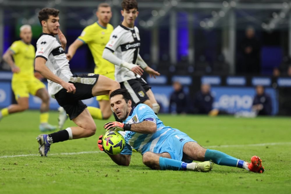 Paradă de excepție a lui Gianluigi Buffon, la aproape 45 de ani, contra lui Inter: 