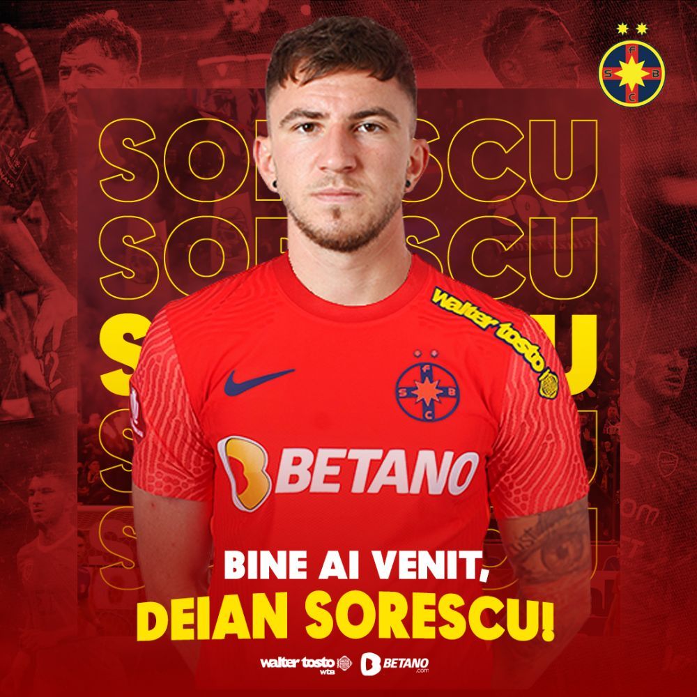 Deian Sorescu, prezentat la FCSB! A început deja antrenamentele și a ales numărul de pe tricou_1