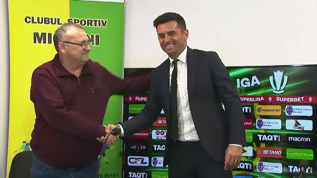 Nicolae Dică, prezentat la CS Mioveni: 