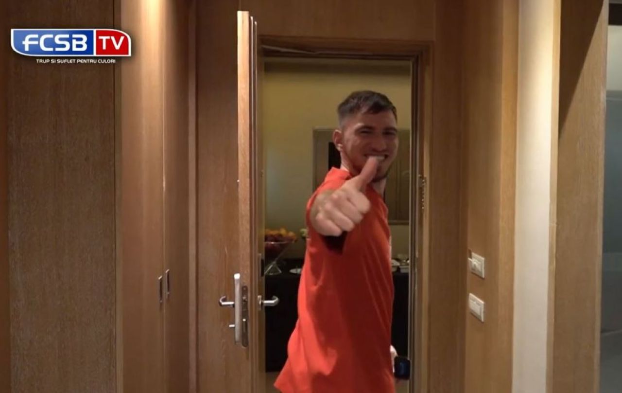 Deian Sorescu, primul antrenament alături de FCSB! Cum l-au întâmpinat coechipierii _1