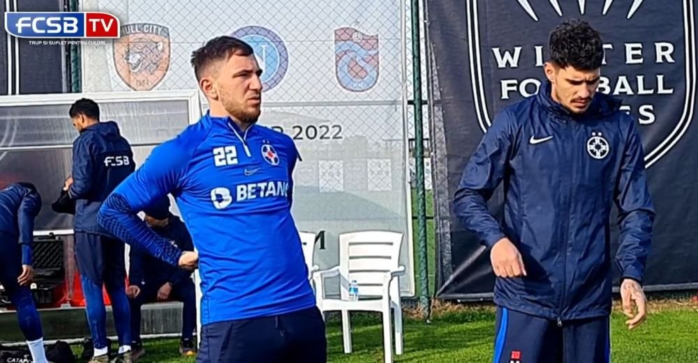 Deian Sorescu, primul antrenament alături de FCSB! Cum l-au întâmpinat coechipierii _4