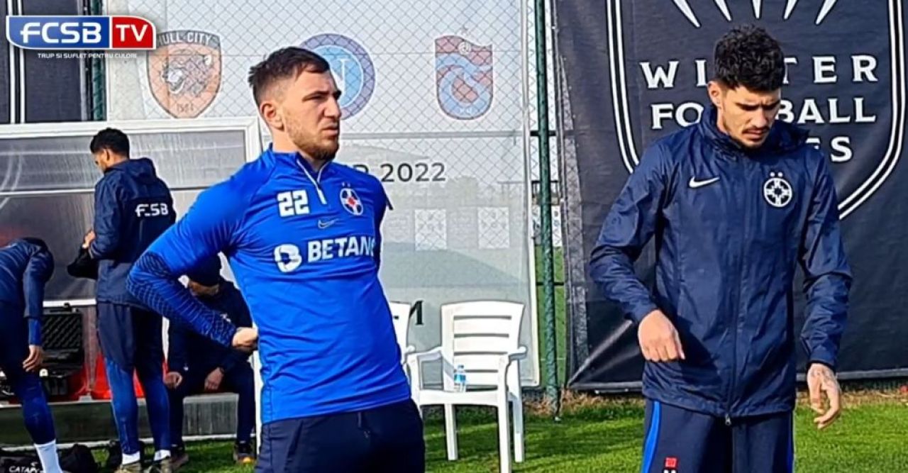 Deian Sorescu, primul antrenament alături de FCSB! Cum l-au întâmpinat coechipierii _4