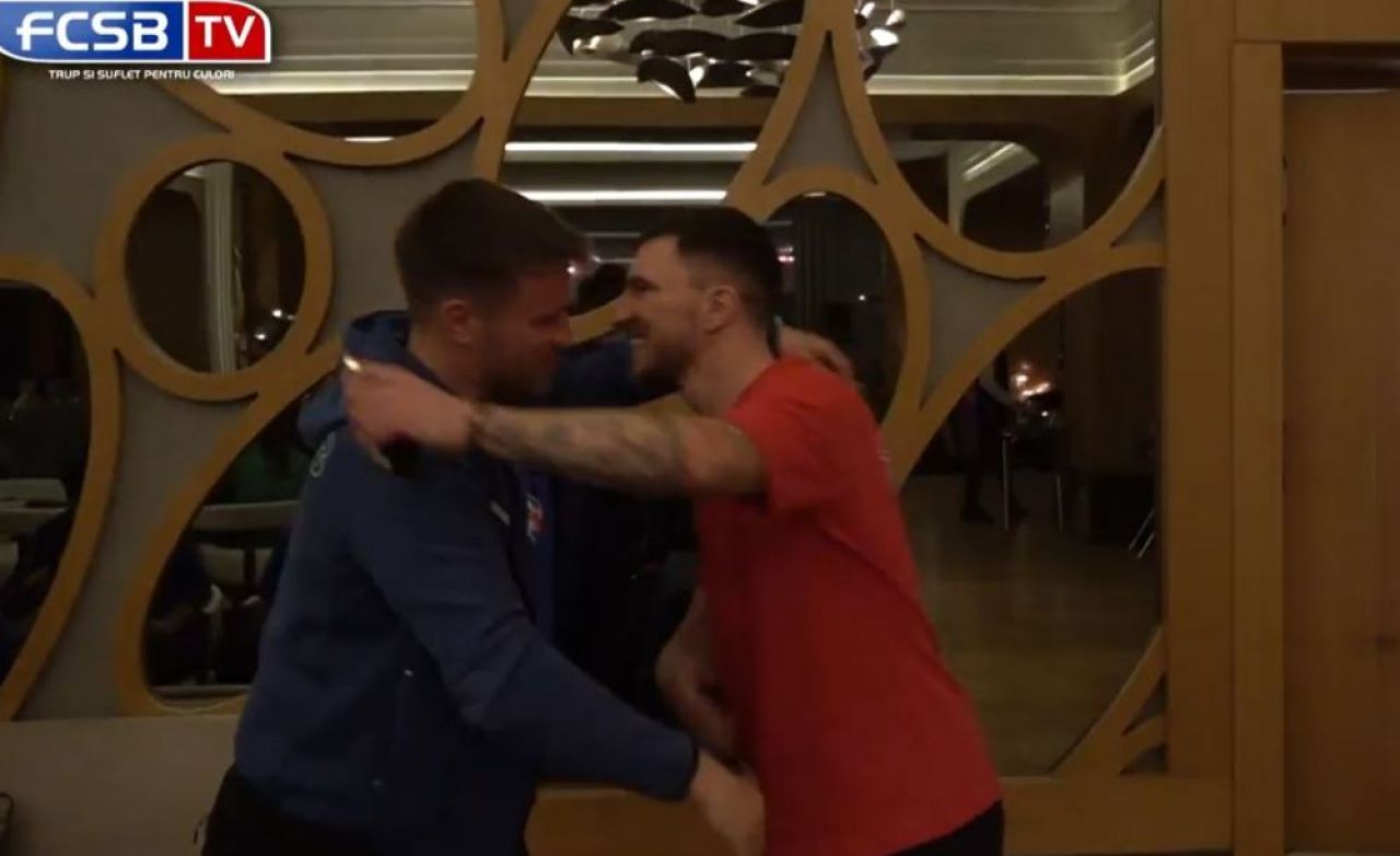Deian Sorescu, primul antrenament alături de FCSB! Cum l-au întâmpinat coechipierii _5