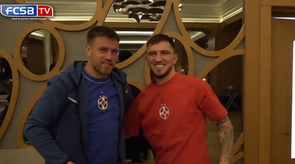 Deian Sorescu, primul antrenament alături de FCSB! Cum l-au întâmpinat coechipierii _6