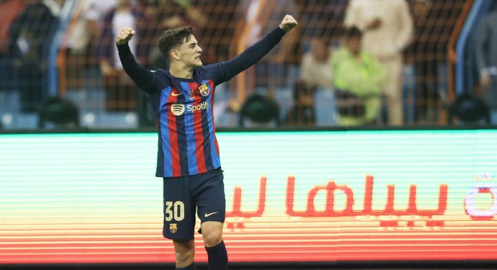 Direct în istorie! 'Golden Boy' Gavi a doborât un record cu golul marcat în Supercupa Spaniei _2