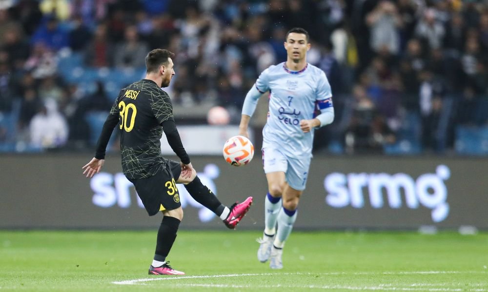Cele mai tari poze cu Leo Messi și Cristiano Ronaldo! &Icirc;n ce ipostaze au fost surprinși cei doi &icirc;n amicalul de lux