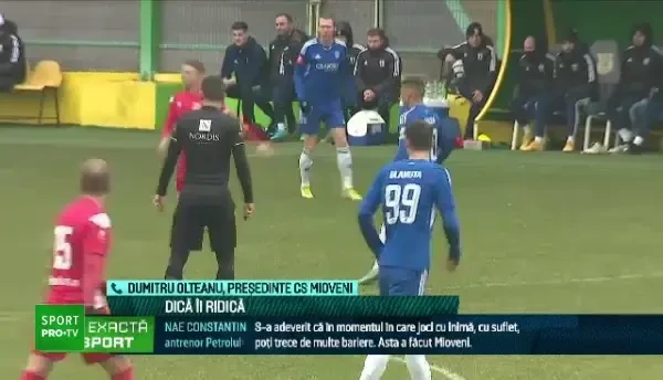 Dumitru Olteanu, președinte CS Mioveni: Pe Rusu l-am v&acirc;ndut &icirc;n august pentru 250.000 de euro, iar &icirc;n ianuarie l-am luat gratis