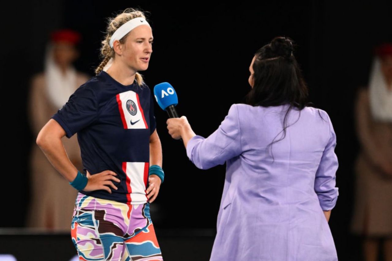 Motivul pentru care Victoria Azarenka a apărut la Australian Open cu tricoul celor de la PSG _4
