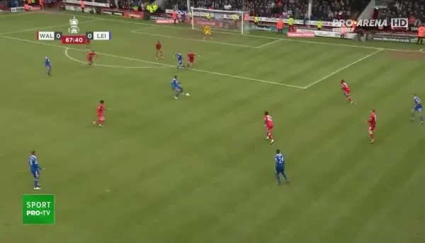 Walsall - Leicester: Gol Kelechi Iheanacho