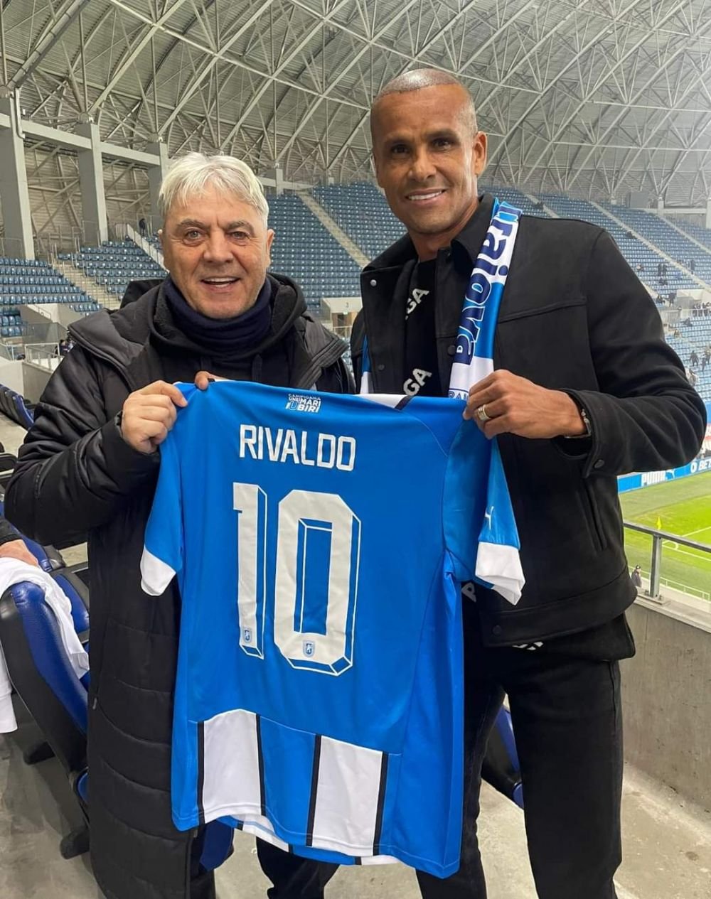 Prezență de lux în tribunele de pe „Ion Oblemenco”! Legendarul Rivaldo a mers să își urmărească fiul _2