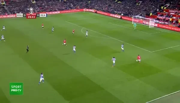 Manchester United - Reading: ocazie Bruno Fernandes