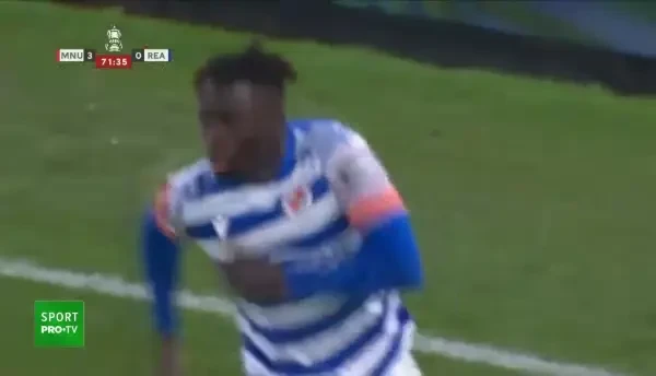 Manchester United - Reading: Gol Amadou Salif Mbengue