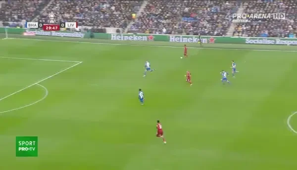 Brighton - Liverpool (GOL, 31')