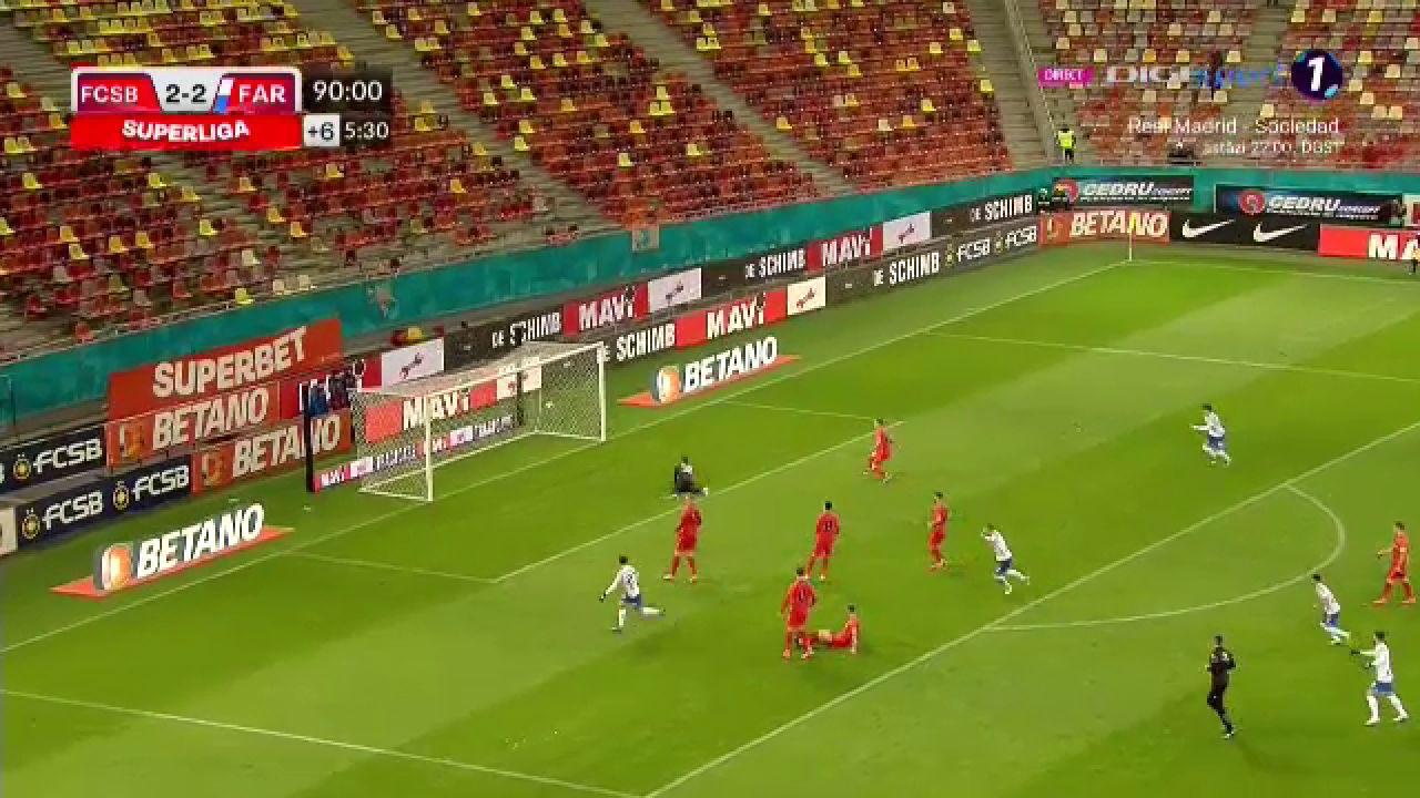 Ce final! Elevii lui Gică Hagi au fost fantastici în minutele de prelungire. Borza și autogolul lui Șut au adus cele trei puncte pentru Farul_24
