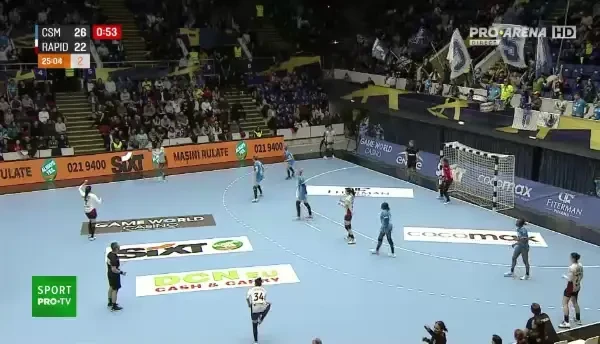 Final de infarct &icirc;n CSM București - Rapid! Kanor a greșit ultima pasă și a &icirc;nceput să pl&acirc;ngă