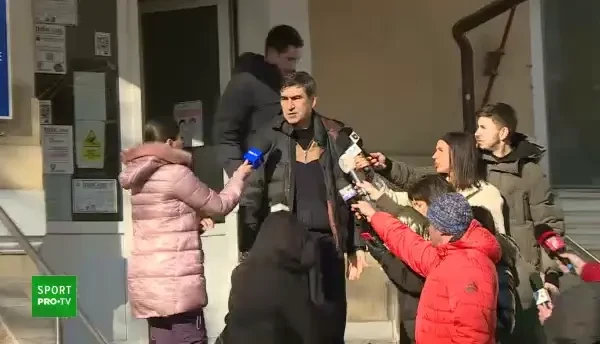 Victor Pițurcă, declarații de la sediul Poliției (01/02/2023)