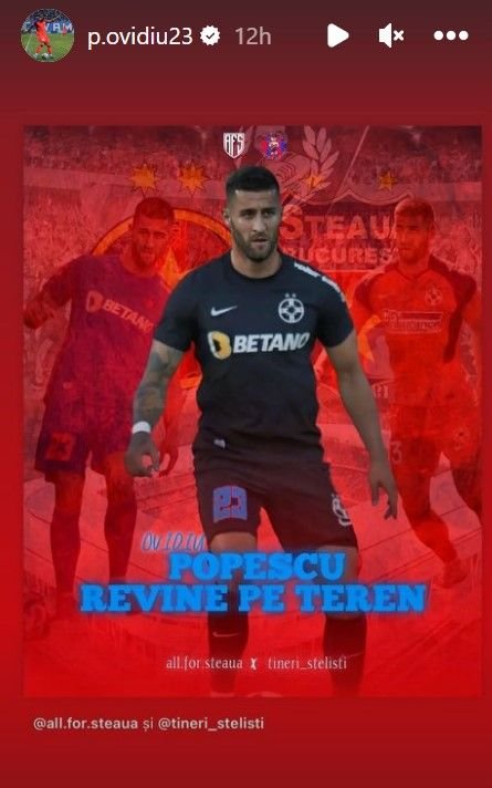 Revenire la FCSB după jumătate de an! Anunțul făcut &icirc;naintea derby-ului cu CFR Cluj