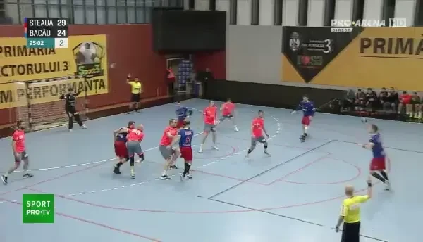 Final de meci în Steaua - CSM Bacău (în direct pe Pro Arena & VOYO)