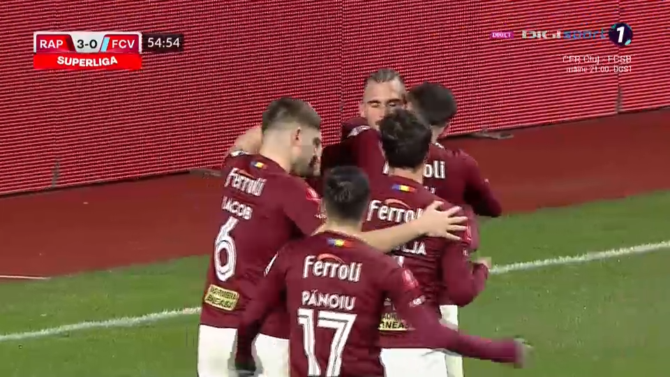 Rapid - FC Voluntari 4-1! Victorie clară a giuleștenilor. Dugandzic urcă pe primul loc în clasamentul golgheterilor _7