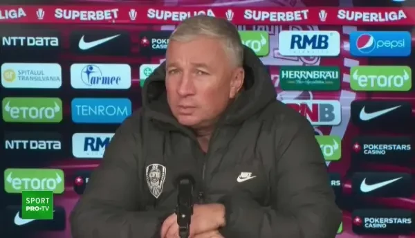 Dan Petrescu, după CFR Cluj - FCSB 0-1 (05.02.2023)