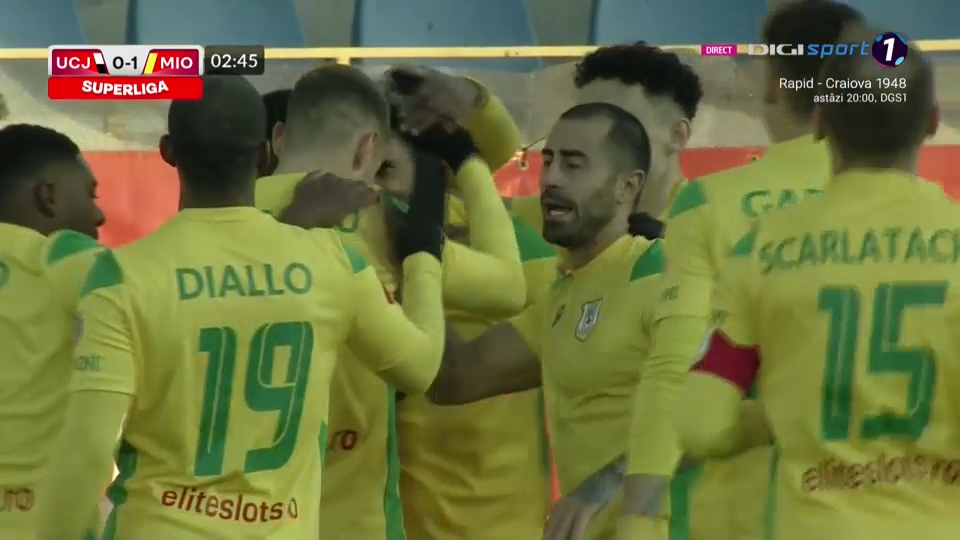 U Cluj - CS Mioveni 2-2! Nicolae Dică rămâne invincibil pe banca argeșenilor _3