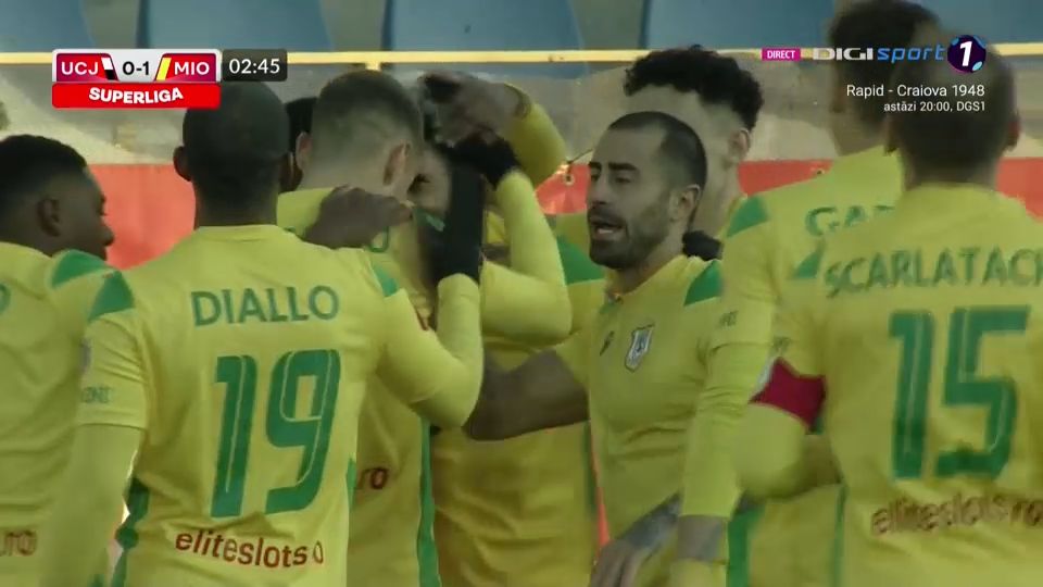U Cluj - CS Mioveni 2-2! Nicolae Dică rămâne invincibil pe banca argeșenilor _3