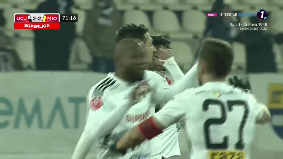 U Cluj - CS Mioveni 2-2! Nicolae Dică rămâne invincibil pe banca argeșenilor _9