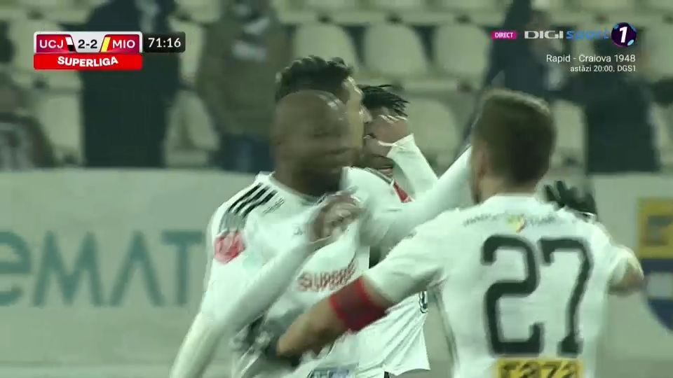 U Cluj - CS Mioveni 2-2! Nicolae Dică rămâne invincibil pe banca argeșenilor _9