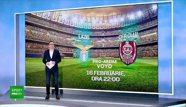 Gestul făcut de Ștefan Radu &icirc;naintea confruntării cu CFR Cluj. Joia viitorea, Lazio și campioana Rom&acirc;niei fac spectacol pe PRO ARENA și VOYO