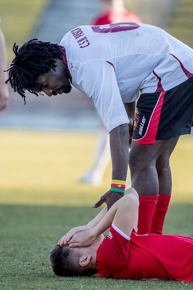 Spartacus! Imagini spectaculoase cu internaționalul camerunez transferat de Progresul Spartac București_10