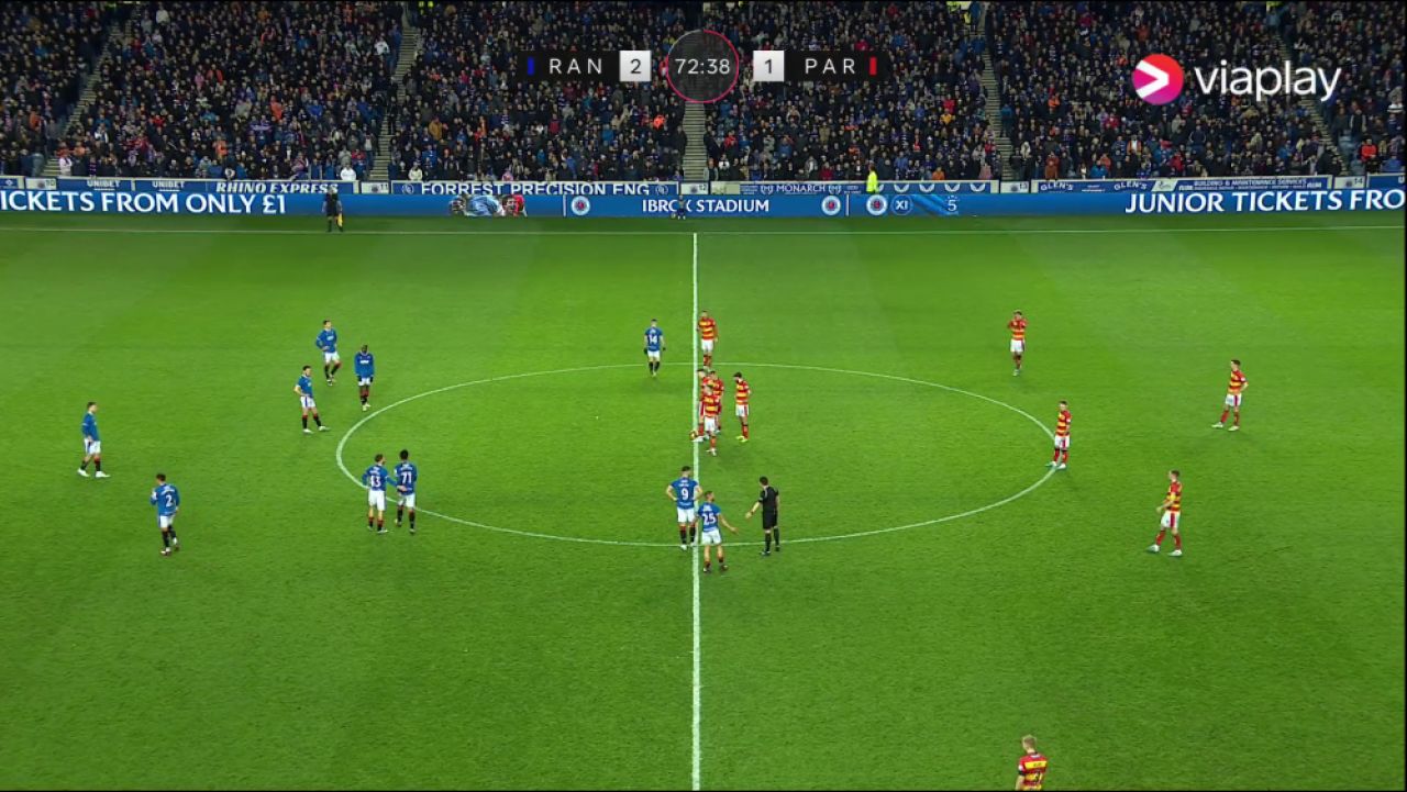 Haos la meciul lui Ianis Hagi: antrenorul lui Rangers le-a cerut jucătorilor să-i lase pe adversari să marcheze_8