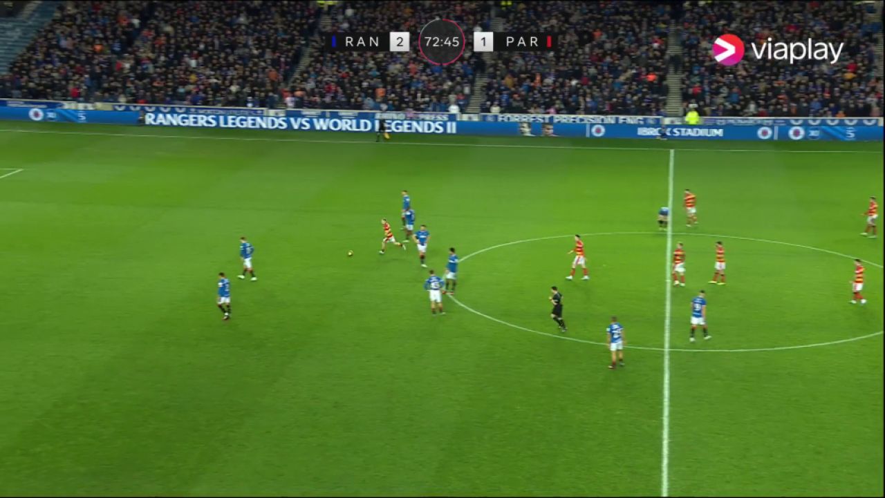 Haos la meciul lui Ianis Hagi: antrenorul lui Rangers le-a cerut jucătorilor să-i lase pe adversari să marcheze_9