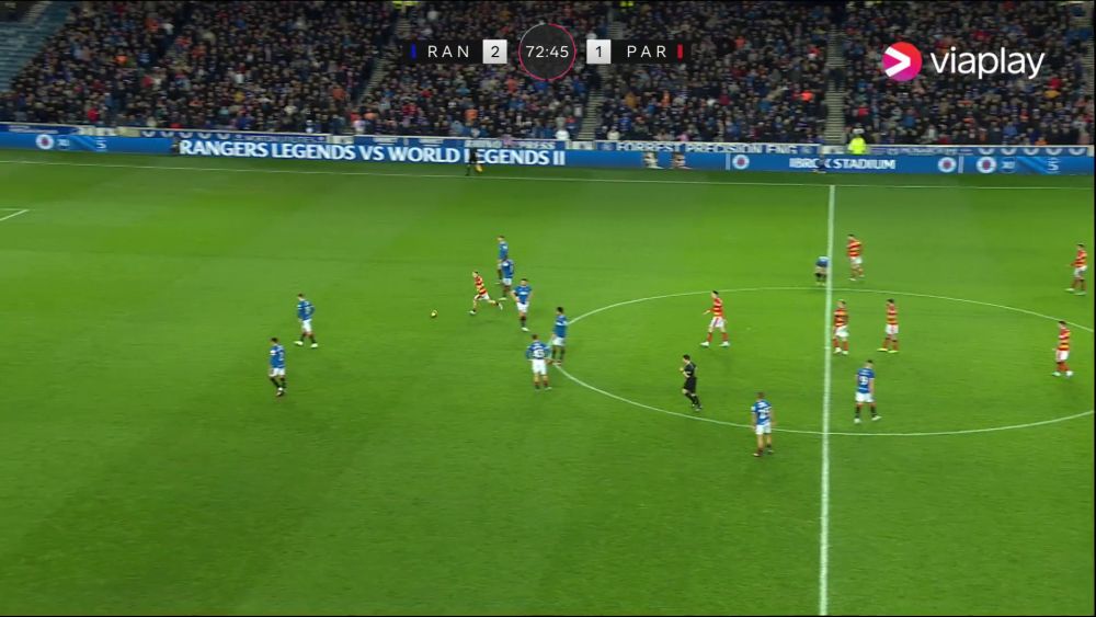 Haos la meciul lui Ianis Hagi: antrenorul lui Rangers le-a cerut jucătorilor să-i lase pe adversari să marcheze_9