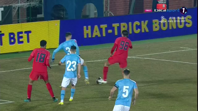 Penalty refuzat pentru FCSB? Faza la care Radu Petrescu nu a acordat nimic în meciul cu Voluntari_2