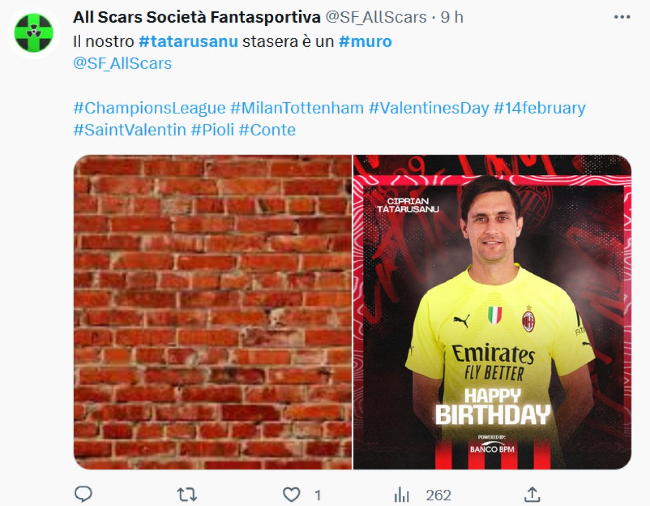Ciprian Tătărușanu, elogiat de la jurnaliștii de la Gazzetta dello Sport după prestația cu Tottenham: