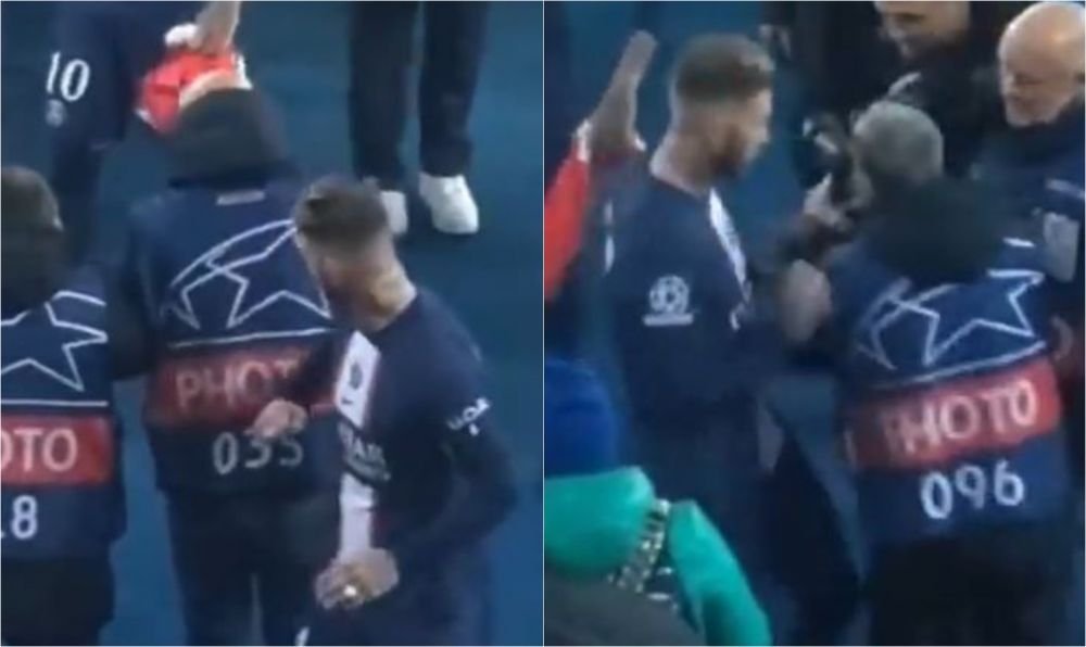 Frustrarea și-a spus cuvântul! Ieșire necontrolată a lui Sergio Ramos după înfrângerea cu Bayern! A îmbrâncit un fotograf _3