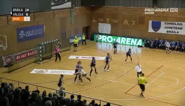 Dunărea Brăila - SCM Râmnicu Vâlcea | Goluri spectaculoase pe finalul primei reprize